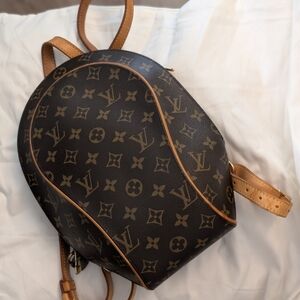 Louis Vuitton Brown and Tan Monogram Backpack